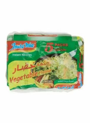 Picture of Indomine Instant Noodles Vegetable Flavour 5 pack 75gm