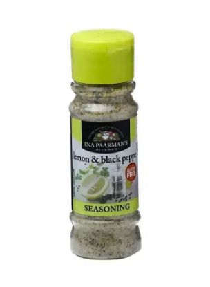 Picture of Ina Paarman Kitchen Lemon & Black Pepper Seasoning Gluten Free 200ml