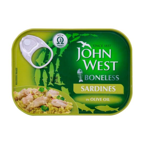 Picture of John West Boneless Sardines in Olive Oil 95gm