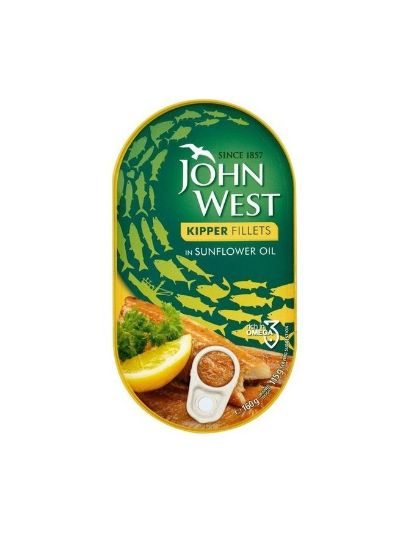 Picture of John West Kipper Fillets in Sunflower Oil 160gm