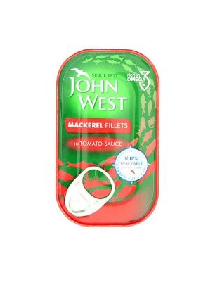 Picture of John West Mackerel Fillets In Tomato Sauce 160gm