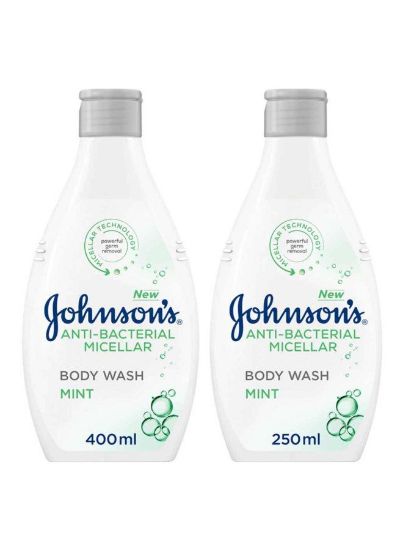 Picture of Johnson Baby Wash Anti-Bacterial Mint 400ml+250ml