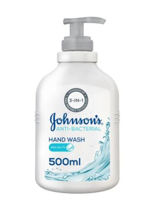 Picture of Johnson Hand Wash Antibacterial Seasalt 500ml