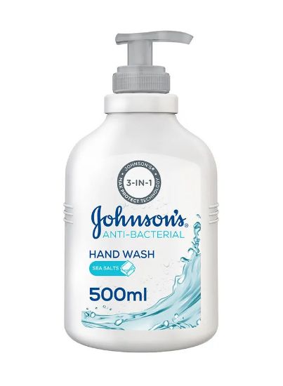 Picture of Johnson Hand Wash Antibacterial Seasalt 500ml