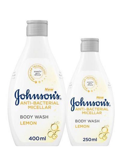 Picture of Johnson's Body Wash Anti bacterial Lemon (400ml+250ml)