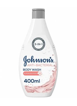 Picture of Johnson's Body Wash Anti Bacterial 3In1 Almond Blossom 400ml