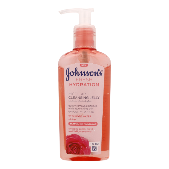 Picture of Johnson's Fresh Hydration Micellar Cleaning Jelly With Rose Water 200ml