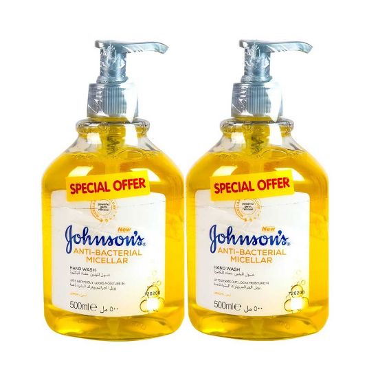 Picture of Johnson's Hand Wash Antibacterial Lemon 2x500ml