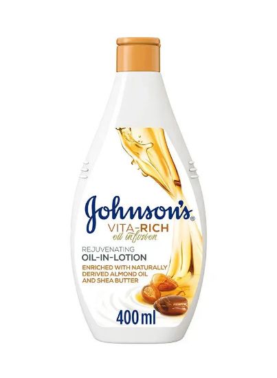 Picture of Johnson's Vita Rich Oil Infusion Lotion Almond Oil Argan Oil & Shea Butter 400ml