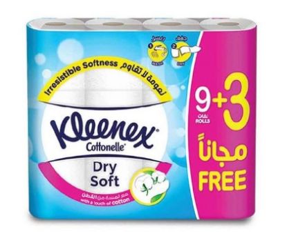 Picture of Kleenex Toilet Roll Soft Dry 200's 12Rolls