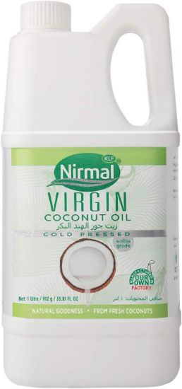 Picture of KLF Nirmal Virgin Coconut Oil Cold Pressed White 1litre