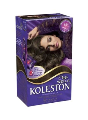 Picture of Koleston Hair Colour Cream Light Brown 5/0 50ml