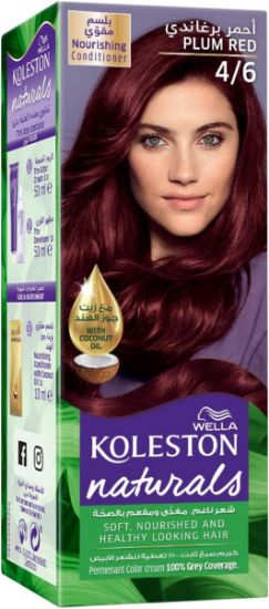 Picture of Wella Koleston Hair Creme Nourishing Conditioner 4/6 Plum Red 1pc