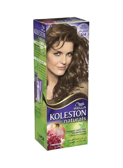 Picture of Wella Koleston Naturals Hair Color Creme 3/4 Dark Chestnut 1pc