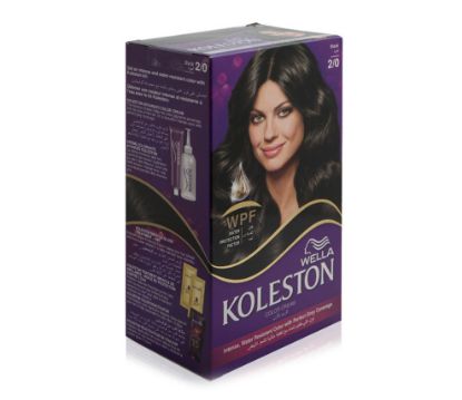 Picture of Wella Koleston Supreme Hair Color 2/0 Black 50ml