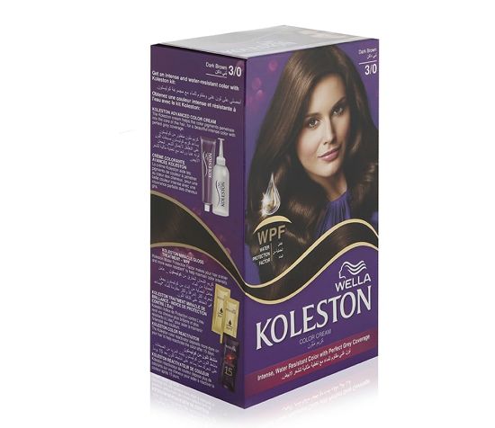 Picture of Wella Koleston Supreme Hair Color 3/0 Dark Br 50ml