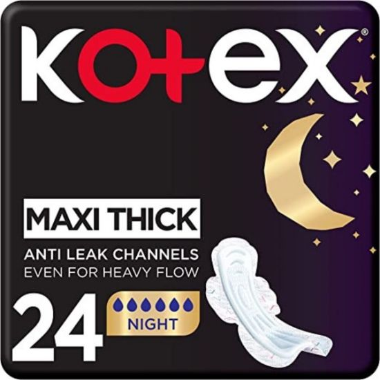 Picture of Kotex Maxi Sanitary Pads With Wings White 24's