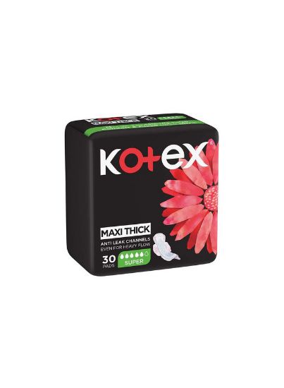 Picture of Kotex Maxi Thick Super Pads 30's