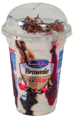 Picture of Kwality Brownie Sundae Ice Cream 220ml