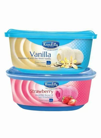 Picture of Kwality Ice Cream Assorted Strawberry 2X1ltr