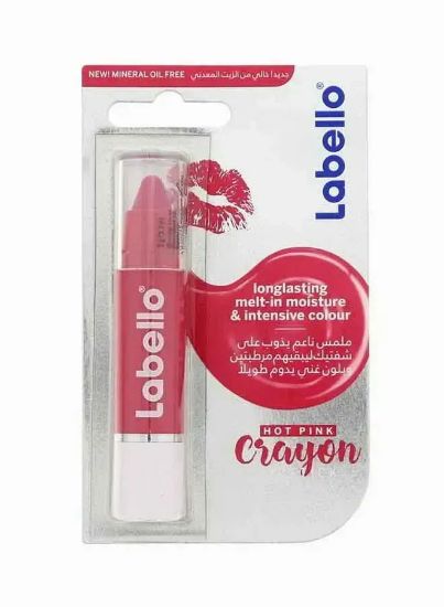 Picture of Labello Lip Stick Hot Pink Crayon 3gm