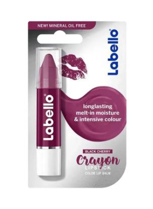 Picture of Labello Lipstick Black Cheery Long Lasting Melt In Moisture & Intensive Colour 3gm