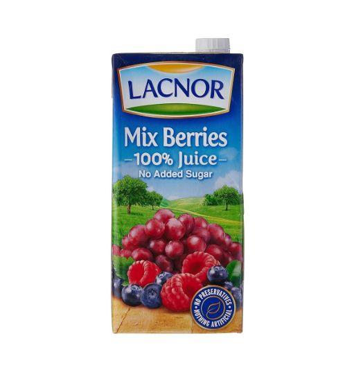 Picture of Lacnor Essentials Mix Berries 100% Juice Nas 1ltr