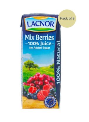 Picture of Lacnor Essentials Mix Berry Juice No Added Sugar 180ml