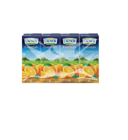 Picture of Lacnor Essentials Orange Juice Enriched With Vitamin C 8x180ml