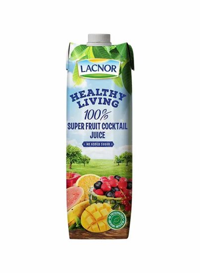 Picture of Lacnor Healthy Living 100% Super Fruit Cocktail Juice 1litre