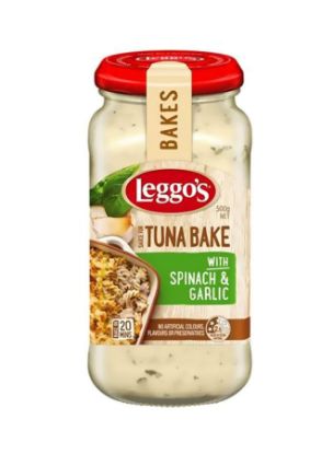 Picture of Leggos Tuna Bake Spinach & Garlic Paste 500gm