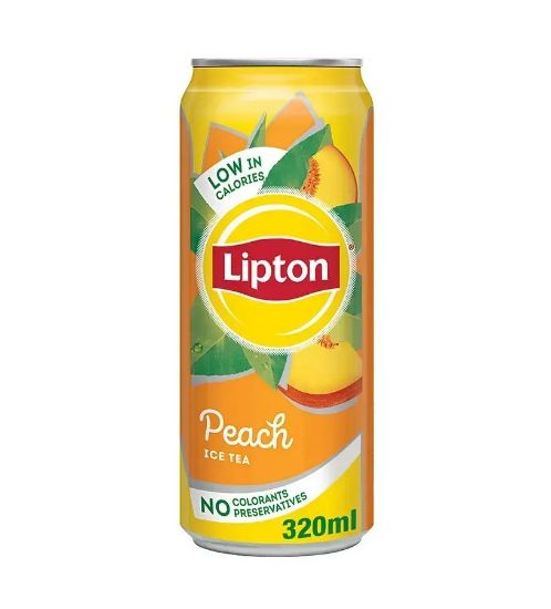 Picture of Lipton Ice Tea Peach Low In Calories Can 330ml