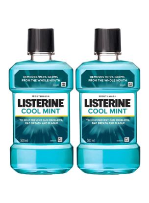 Picture of Listerine Mouthwash Cool Mint 2x500ml