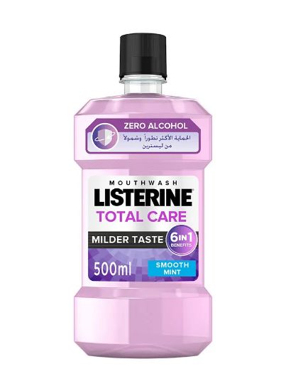 Picture of Listerine Mouthwash Total Care Milder Taste Smooth Mint 500ml