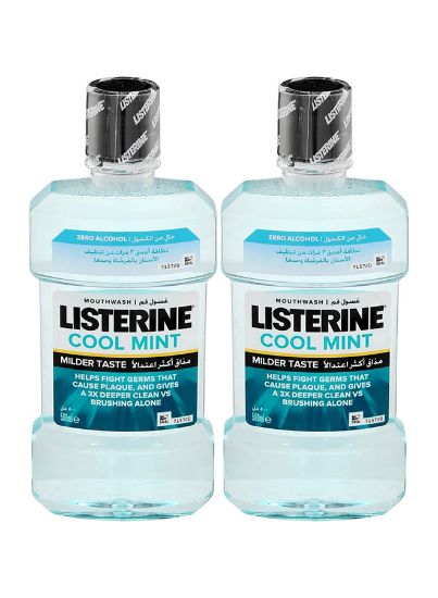 Picture of Listerine Mouthwash Zero Mild Mint 2x500ml