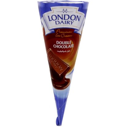 Picture of London Dairy Ice Cream Cone Chocolate Caramel 110ml