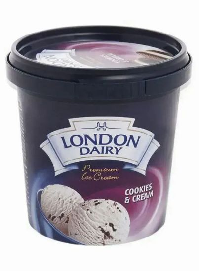 Picture of London Dairy Cookies & Cream Ice Cream 125ml