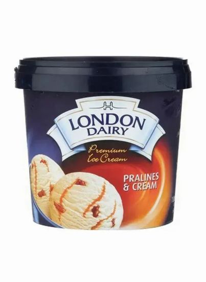 Picture of London Dairy Ice Cream Pralines & Cream 1ltr