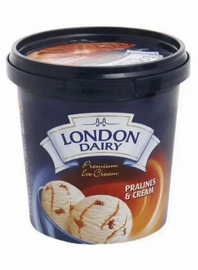 Picture of London Dairy Ice Cream Praline & Cream 125ml