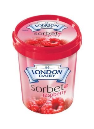 Picture of London Dairy Ice Cream Sorbets Raspberry 500ml