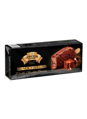 Picture of London Dairy Ice Cream Sticks Double Chocolate Brownie Black Edition 100ml