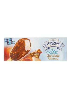 Picture of London Dairy Premium Ice Cream Lite Chocolate Almond 110ml