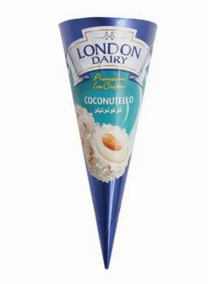 Picture of London Dairy Premium Ice Cream Coconutello Cone 120ml