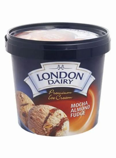 Picture of London Dairy Premium Ice Cream Mocha Almond Fudge 1litre