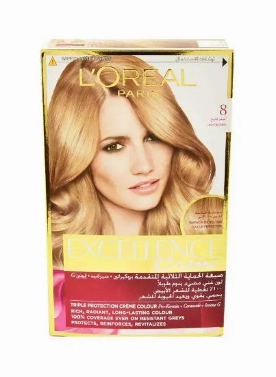 Picture of Loreal Excellence Hair Colour Light Brown 8