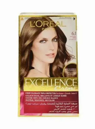 Picture of Loreal Excellence Hair Color Cream Ash Blonde 6.1