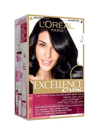 Picture of L'Oréal Paris Excellence Creme Hair color 1.0 Black