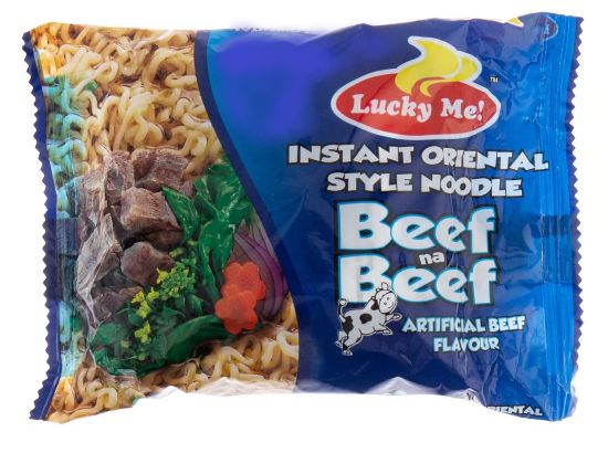 Picture of Lucky Me Beef Noodles 55gm