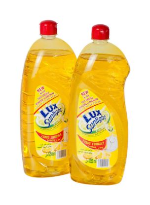 Picture of Lux Sunlight Dish Wash Liquid Lemon 2x1250ml