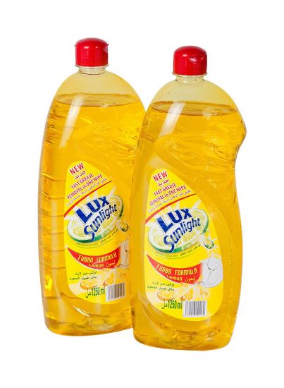 Picture of Lux Sunlight Dish Wash Liquid Lemon 2x1250ml